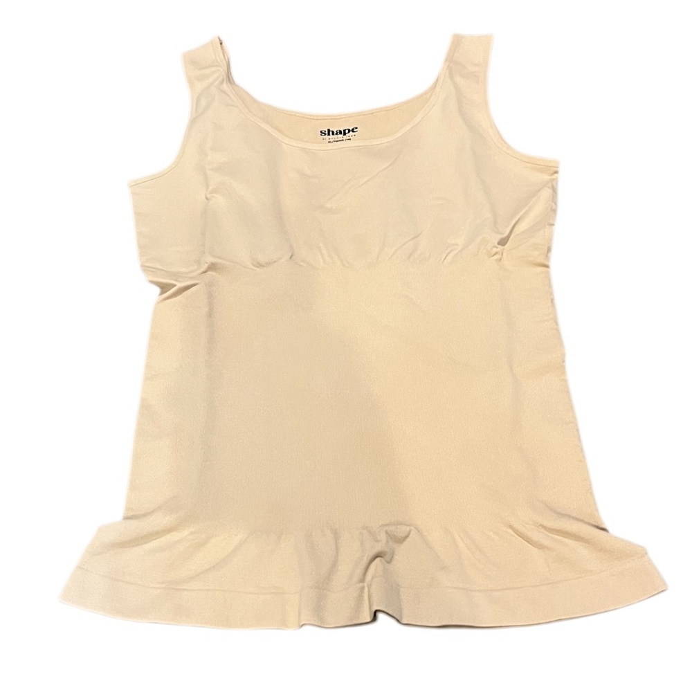 New Studio 1886 Women's Shaper Beige Tank Top, X-large